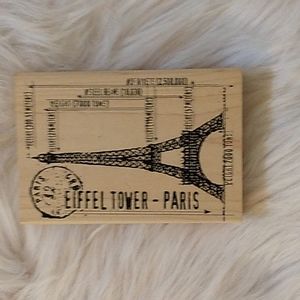 EIFFEL TOWER RUBBER STAMP